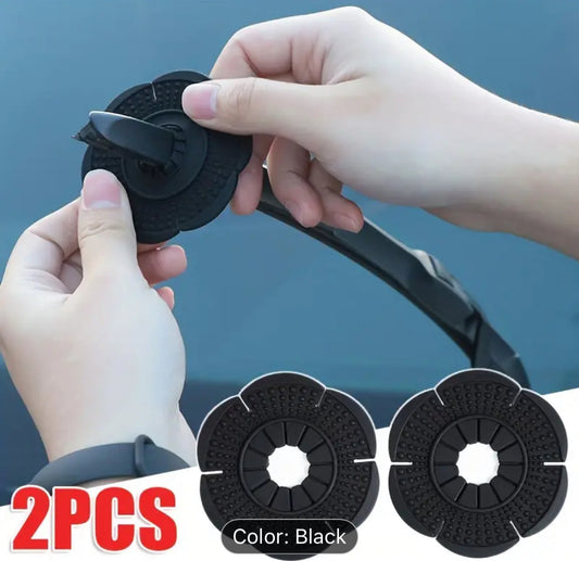 2 X Car Wiper Arm Bottom Hole Protective Covers Windshield Wiper Hole Protector